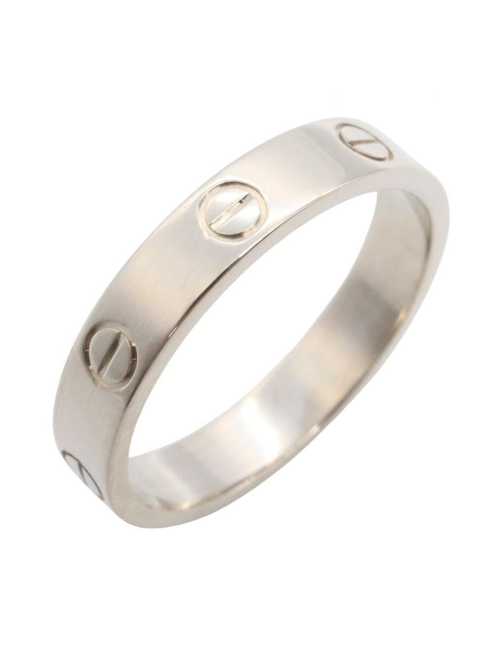 Cartier Love Ring 18Kwg White Gold Used #369711C13B